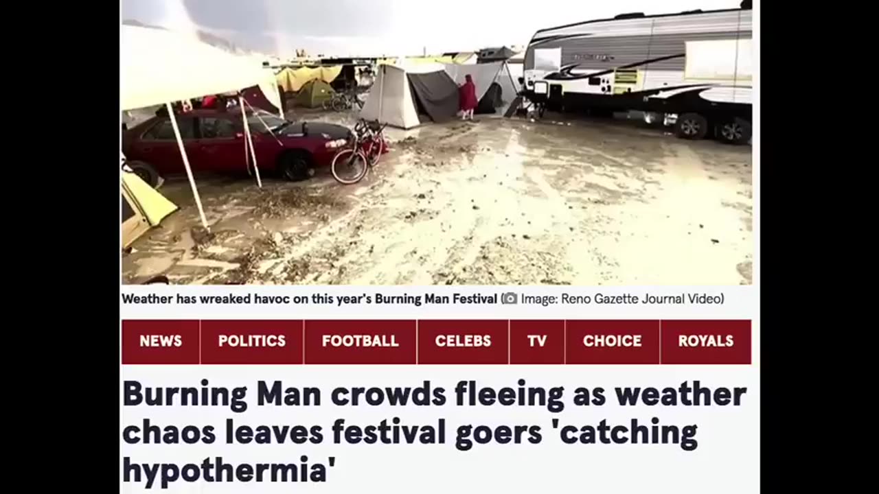 THE BURNING MAN TRAP! NO WAY IN OR OUT & NO RESOURCES! JUST LIKE LIFE IN A SMART CITY!