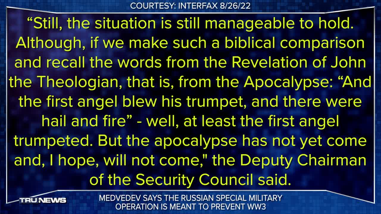 Dmitry Medvedev: Apocalypse’s First Angel Has Blown His Trumpet