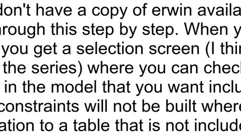 ERWin Data Modeler forward engineer to multiple files