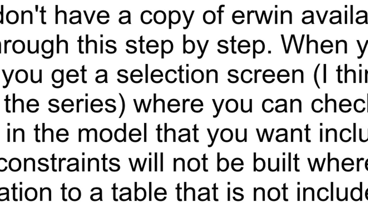 ERWin Data Modeler forward engineer to multiple files