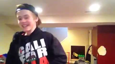 Teenage Boy Gets Hit In The Eye During Indoor Hockey Tournament