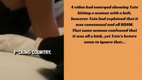 Myth 3 - Andrew Tate Beats Women