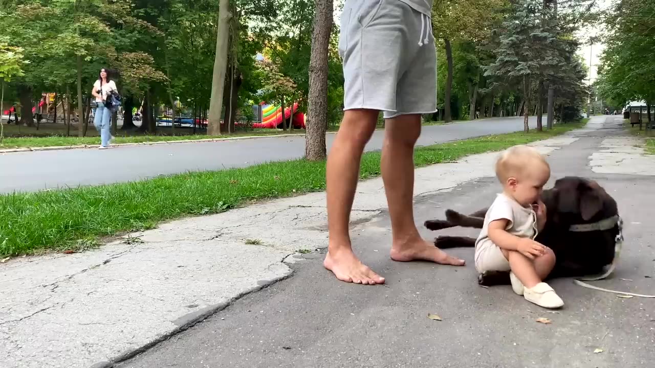 Funny Reaction! Adorable Baby Boy Refuse To Go Home Because...