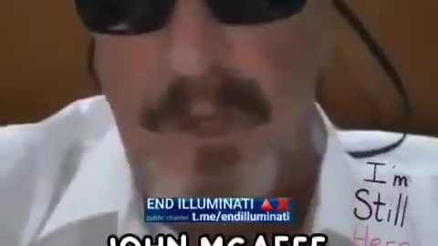 John MacAfee Telling US a message...