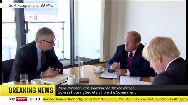 Boris Johnson sacks Levelling Up Secretary Michael Gove