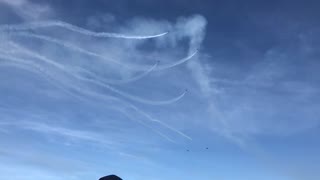 Blue Angels over the Golden Gate Bridge