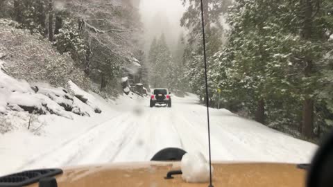 Snow fun at Hume Lake