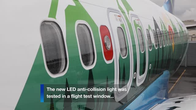 Boeing ecoDemonstrator Tests LowProfile AntiCollision Light System