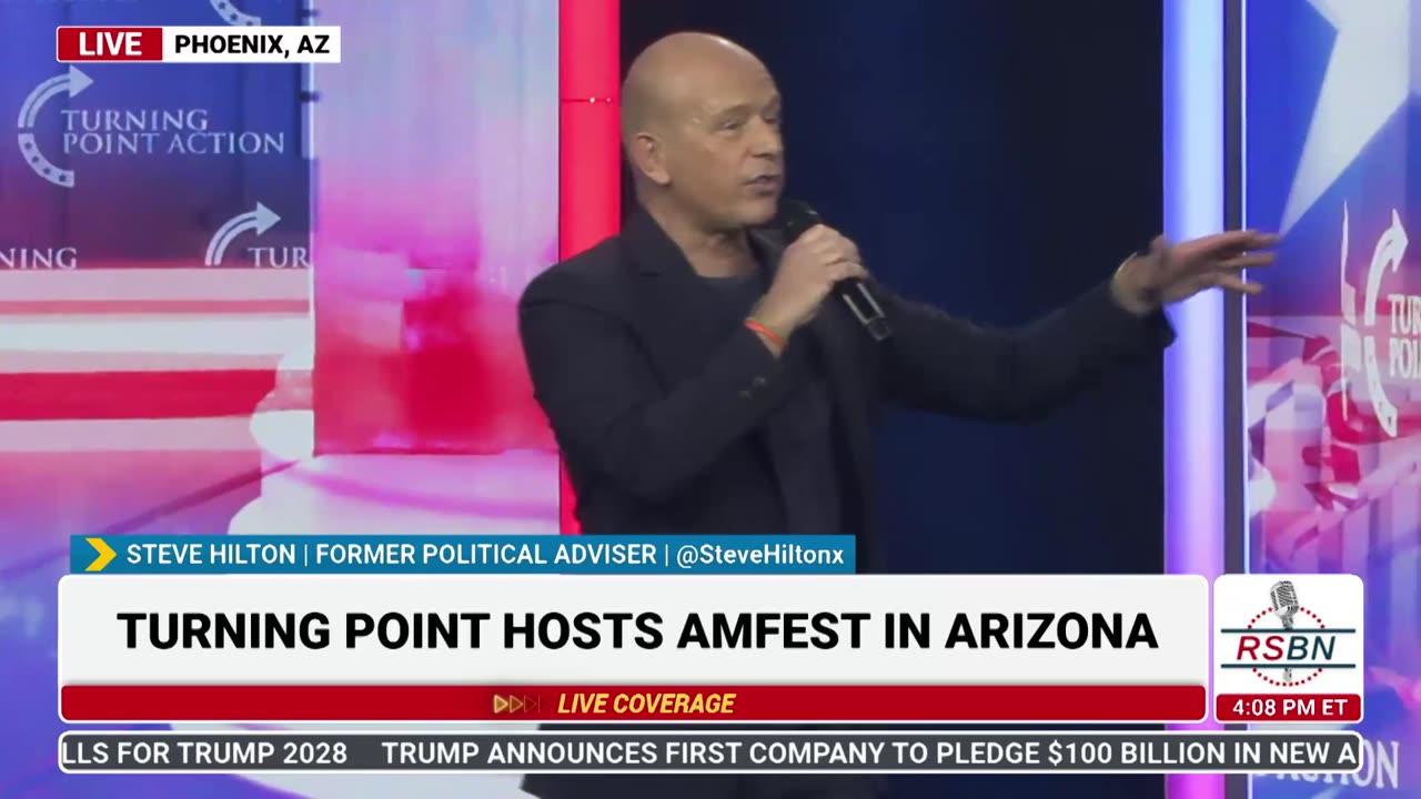 FULL SPEECH: Steve Hilton TPUSA's America Fest Conference: Day Two - 12/20/24