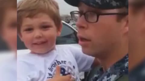 This Navy Man Reunited With His Son After Weeks Away Then He Discovered His Wife Had Been Lying