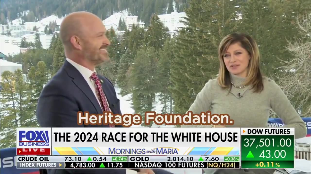 Kevin Roberts · The Heritage Group | Fighting for America at Davos!!