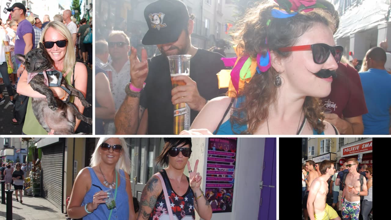 Brighton & Hove Gay LGBTQIA + Pride 1st 2nd August 2015 Photo book Vol 23