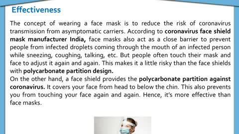 Differences between Face Masks and Face Shield