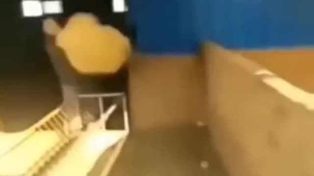 Funny goat strategized his hit on human!