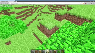 Minecraft Classic in Web Browser