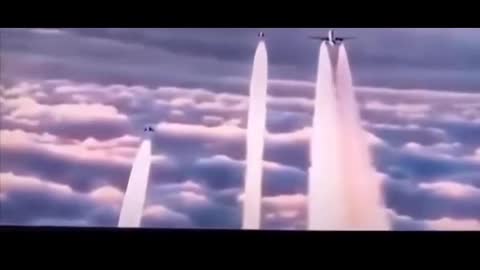 SCIE CHIMICHE - Ecco un aereo in attività di irrorazione