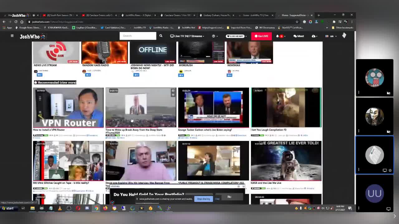 Were doing it LIve!!! Youtube is Garbage - Featuring Justin Trouble and Ashinine