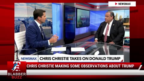 Chris Christie Making Some Observations About Trump