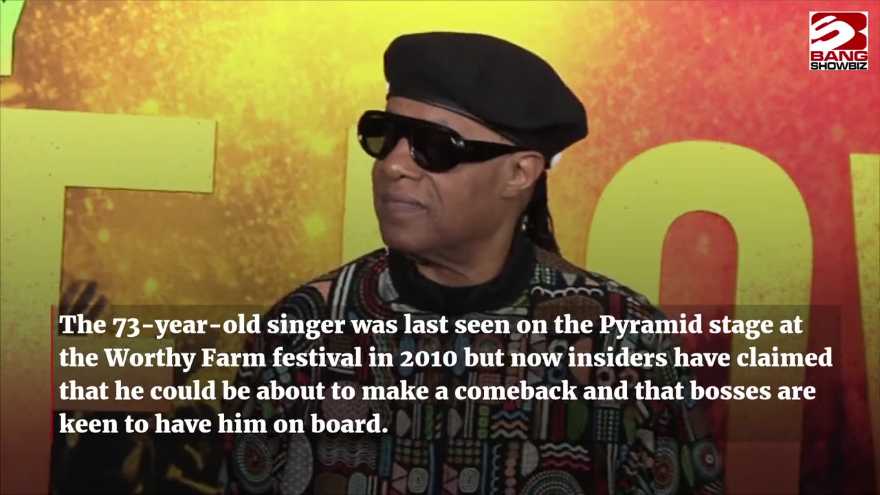 Stevie Wonder's Possible Glastonbury Comeback.