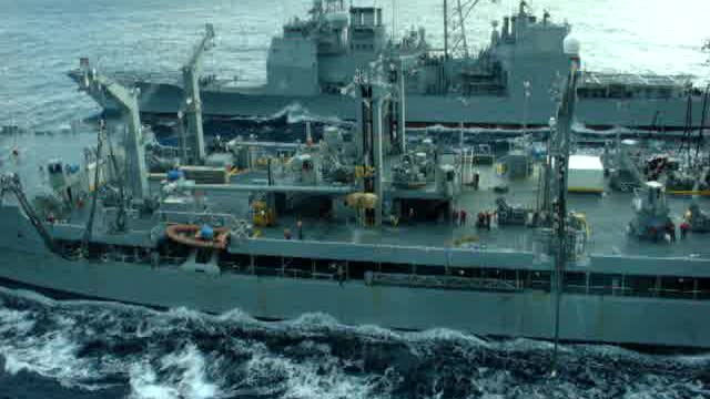 US Navy Replenishment at Sea RAS