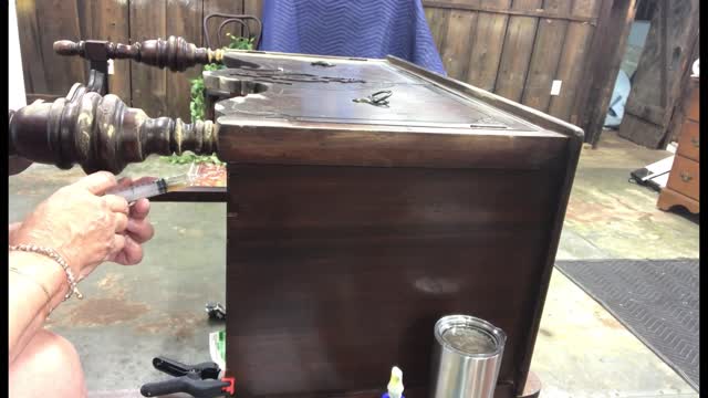 This Cabinet is a Hot Mess! Part I: See Repair of an Old Walnut Sideboard