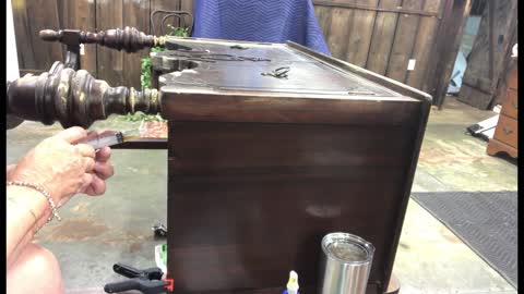 This Cabinet is a Hot Mess! Part I: See Repair of an Old Walnut Sideboard