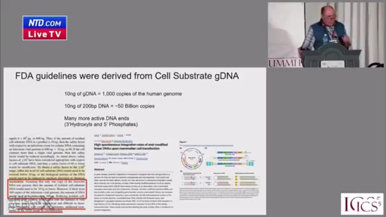 McKernan summarizes DNA contamination in COVID mRNA vaccines and provides evidence DNA integration