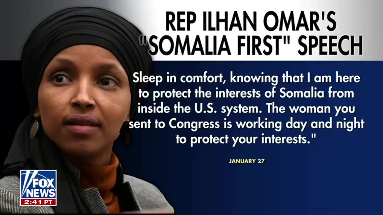 Ilhan Omar EVISCERATED for 'Somalia first' speech