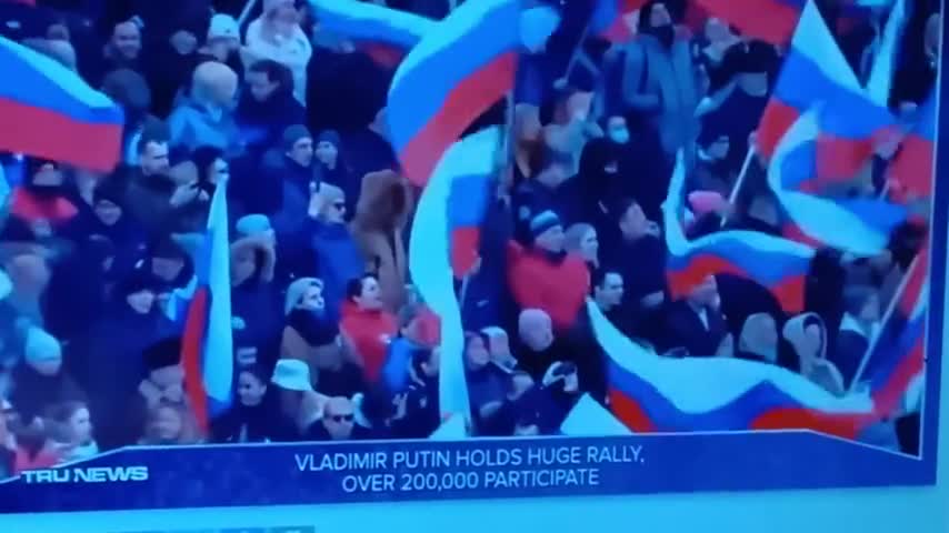 203,000 Russian Patriots Rally To Support Bible Quoting Putin - March 18, 2022