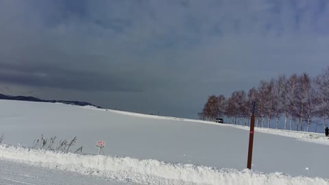 A world covered with snow