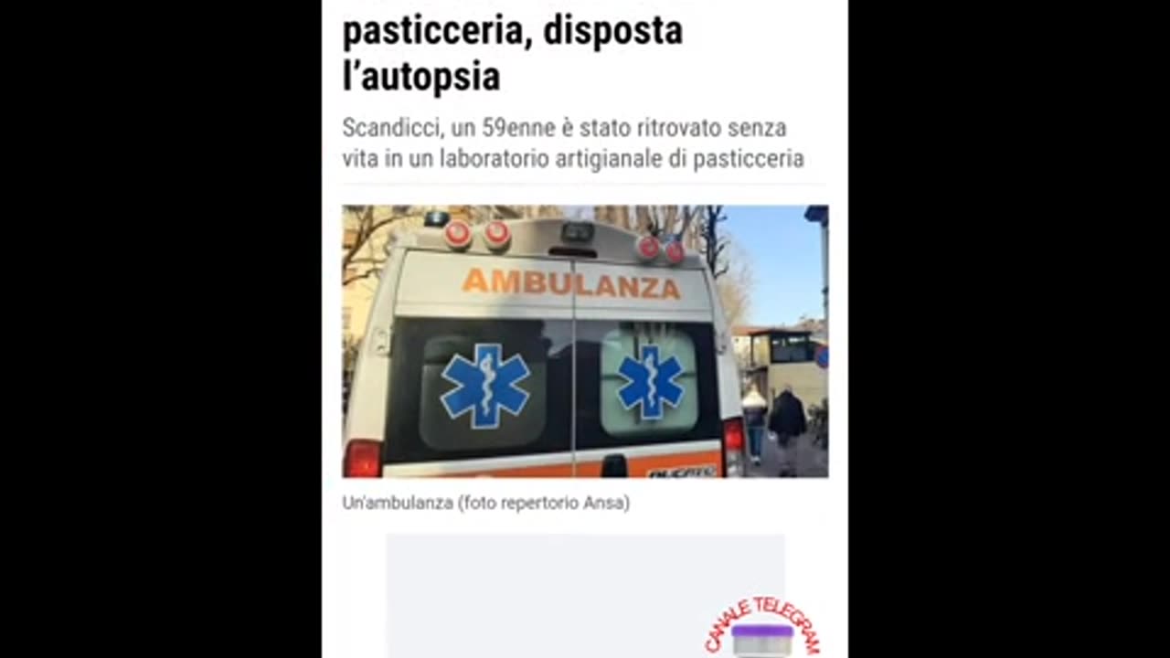Malori improvvisi dal 31 gennaio al 2 febbraio 2024