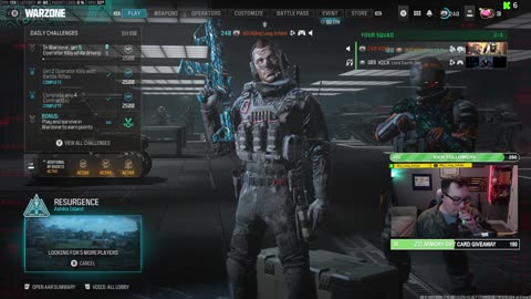 🟢Wednesday WARZONE GET SOME!🟢SUBSCRIBER GIVEAWAY $500 Z32 Armory Gift Card!