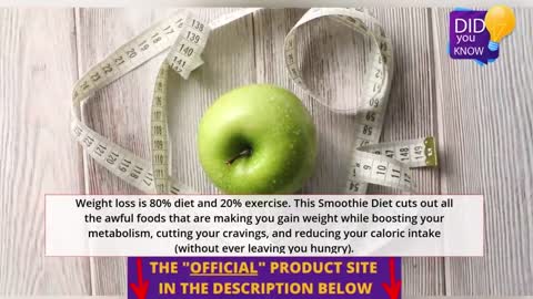 The Smoothie Diet 21 Day Rapid Weight Loss Program Review _ How To Lose Weight Naturally And Fast