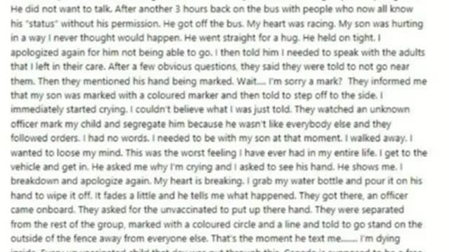 They marked the unvaccinated kids