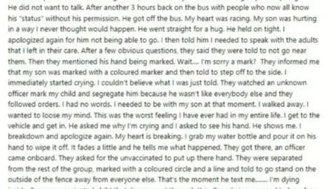 They marked the unvaccinated kids