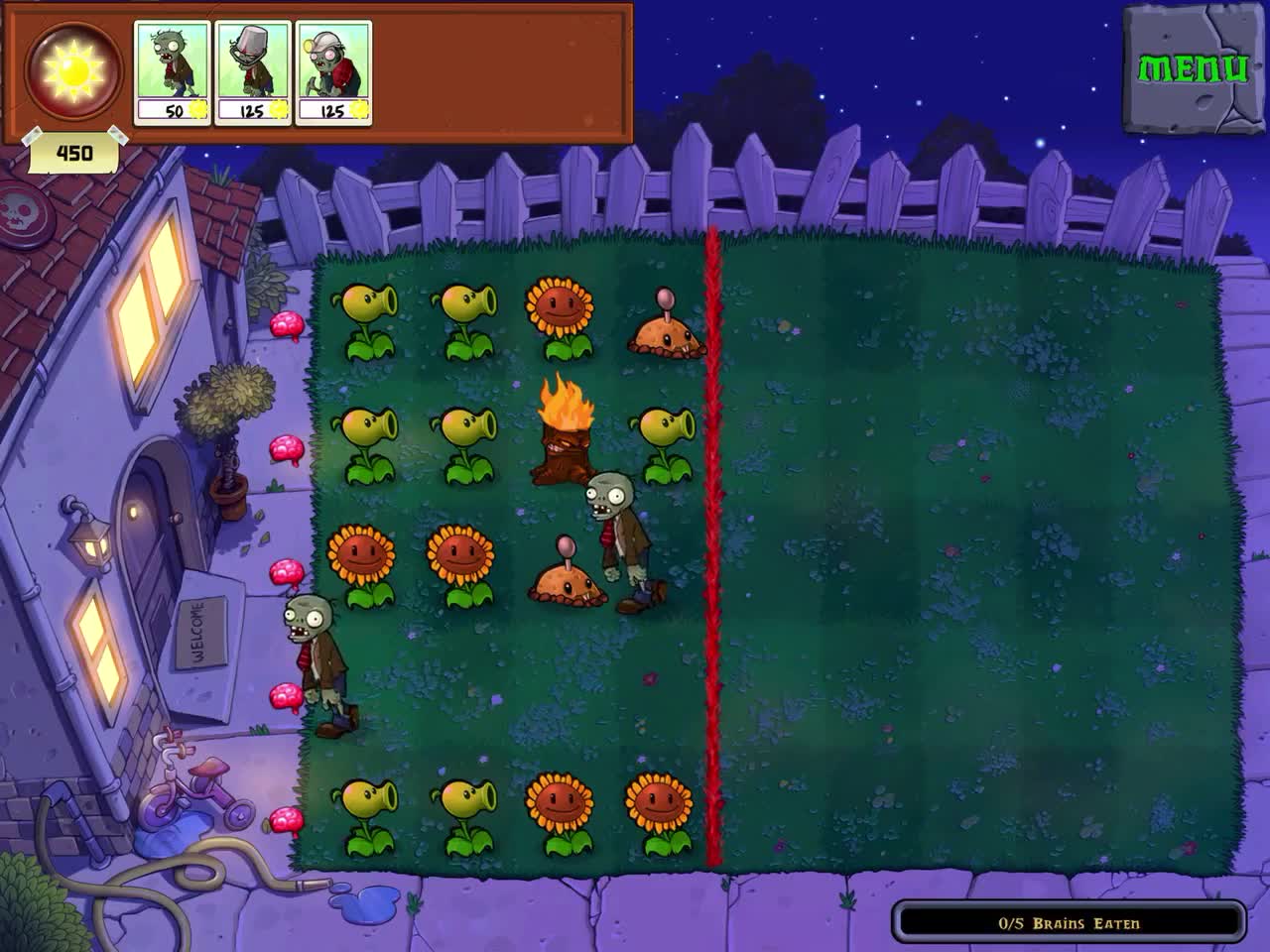 Plants vs Zombies - can you dig it?