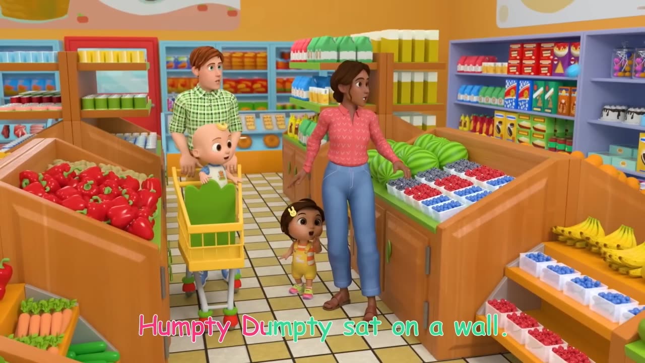 Humpty Dumpty Grocery Store | Nursery Rhymes & Kids Songs