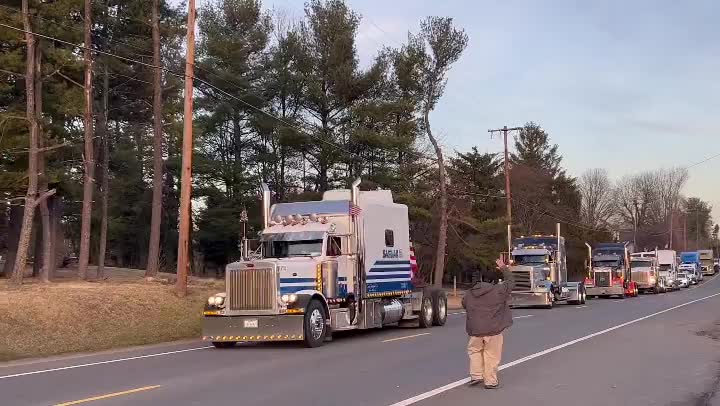 "The People's Convoy" Millions Of People Show Support For The Trucker's Fighting For Freedom