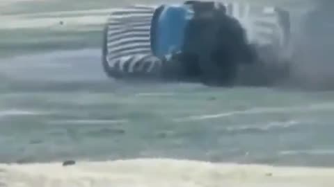 Pulling Up On A Rhino