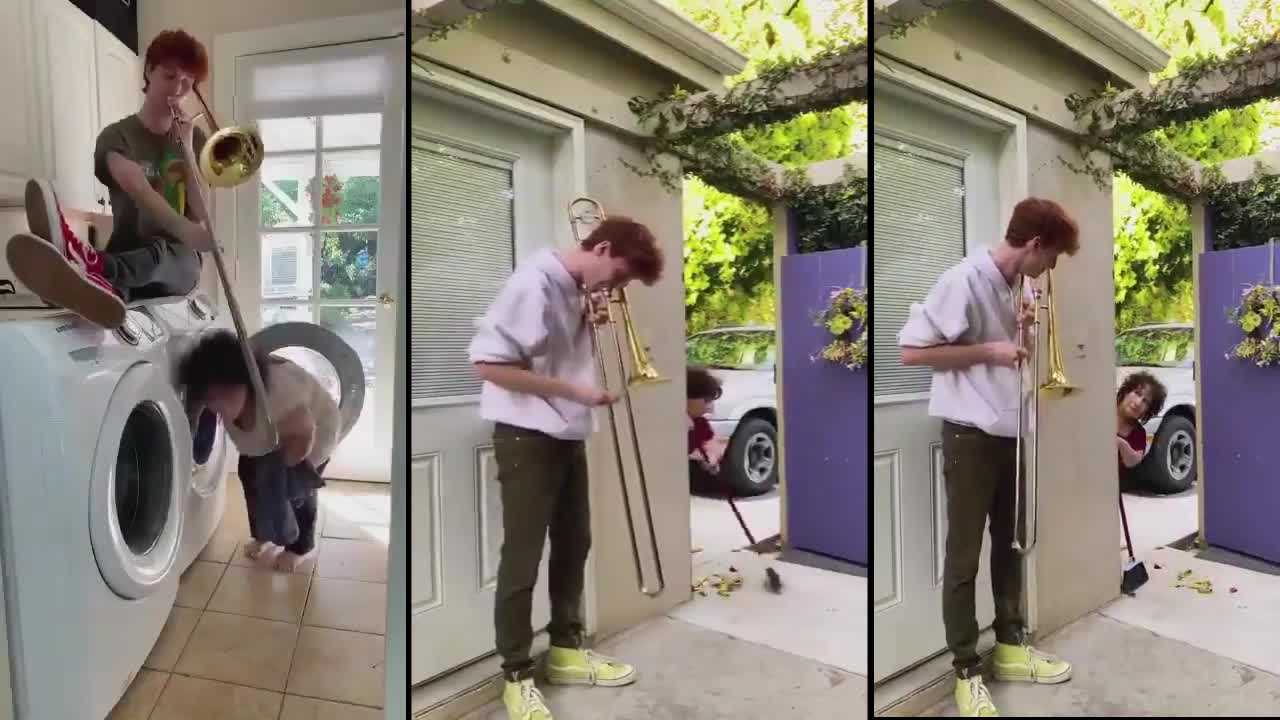 Mother and Son Trumpet challenge will blow your Mind