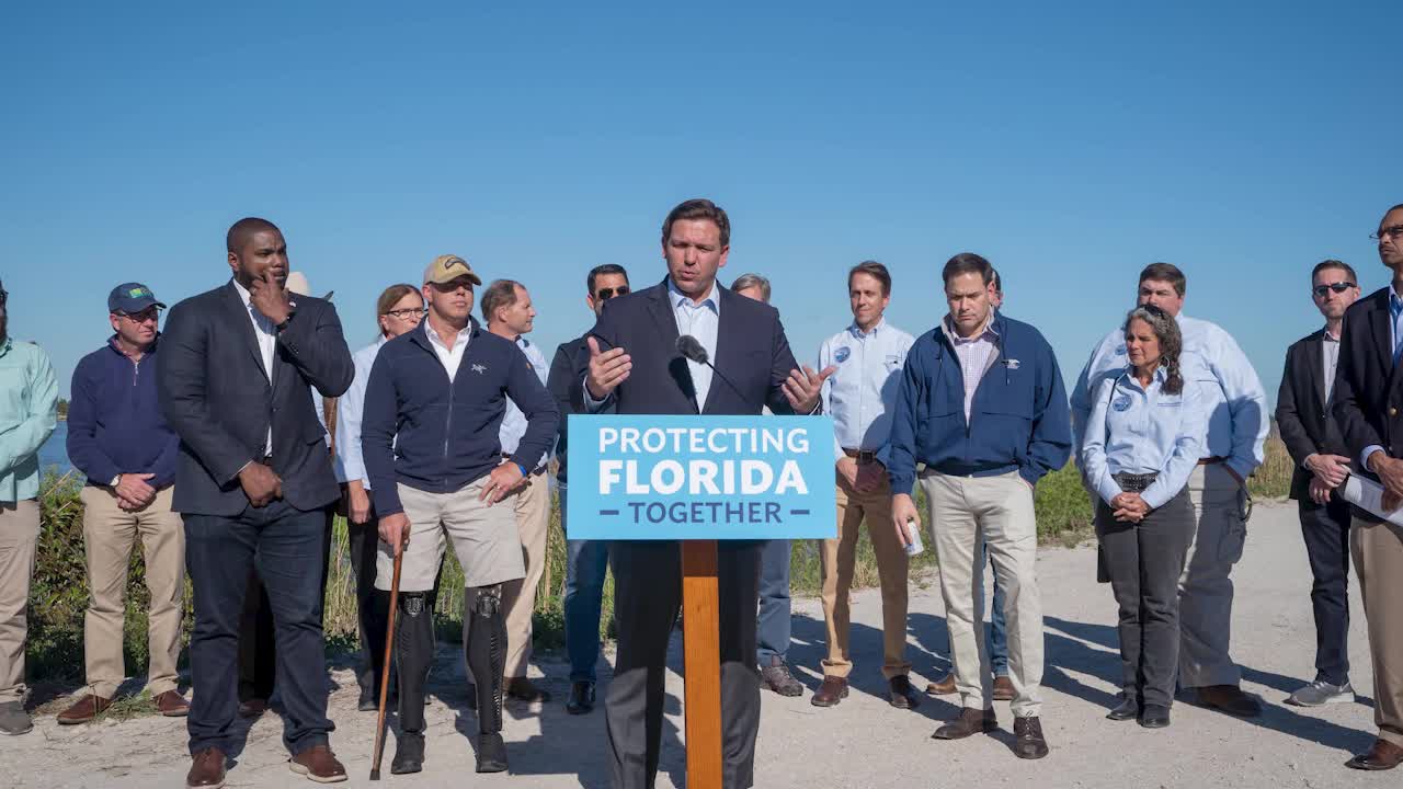 Gov. DeSantis Unveils $404 Million in Funds for Resilience Projects
