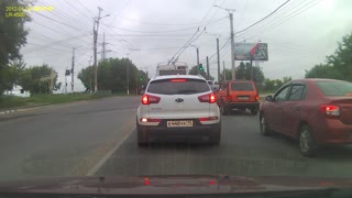 Person Quietly Exits Police Van