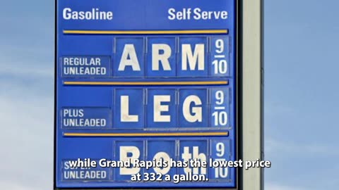 Michigan's average gas price is down seven-cents from last week to three-dollars-37-cents a gallon.