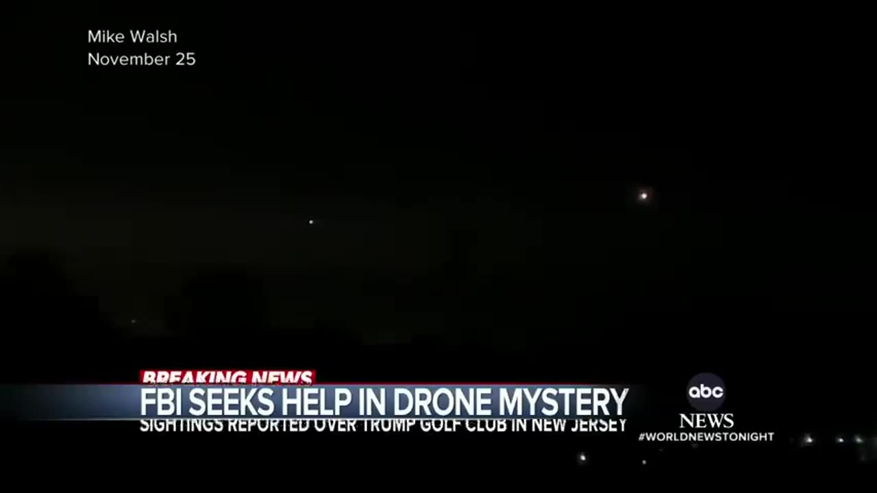 FBI Investigates Large Drones Spotted Flying Over New Jersey