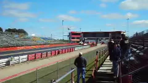 Chevy 2 at the drag strip