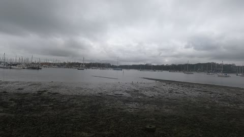 river at low tide