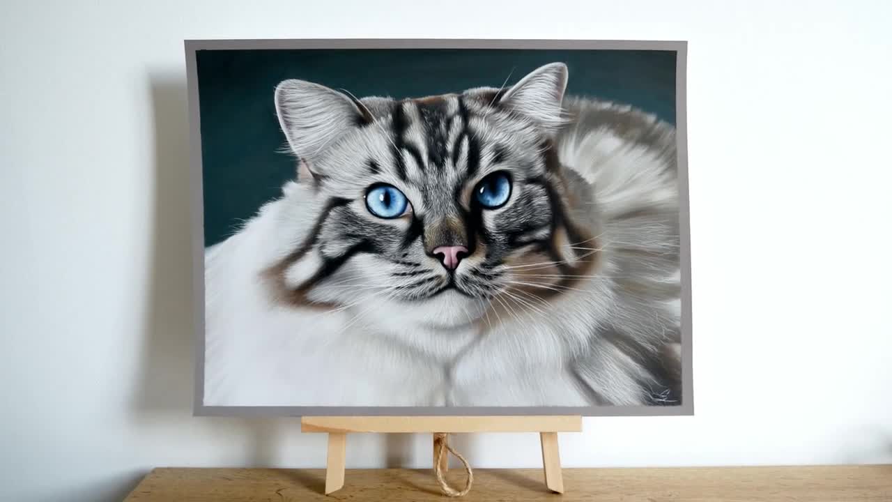 PHOTO-REALISTIC CAT DRAWING