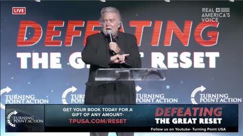 Steve Bannon Full Speech TPUSA Sept 16, 2022