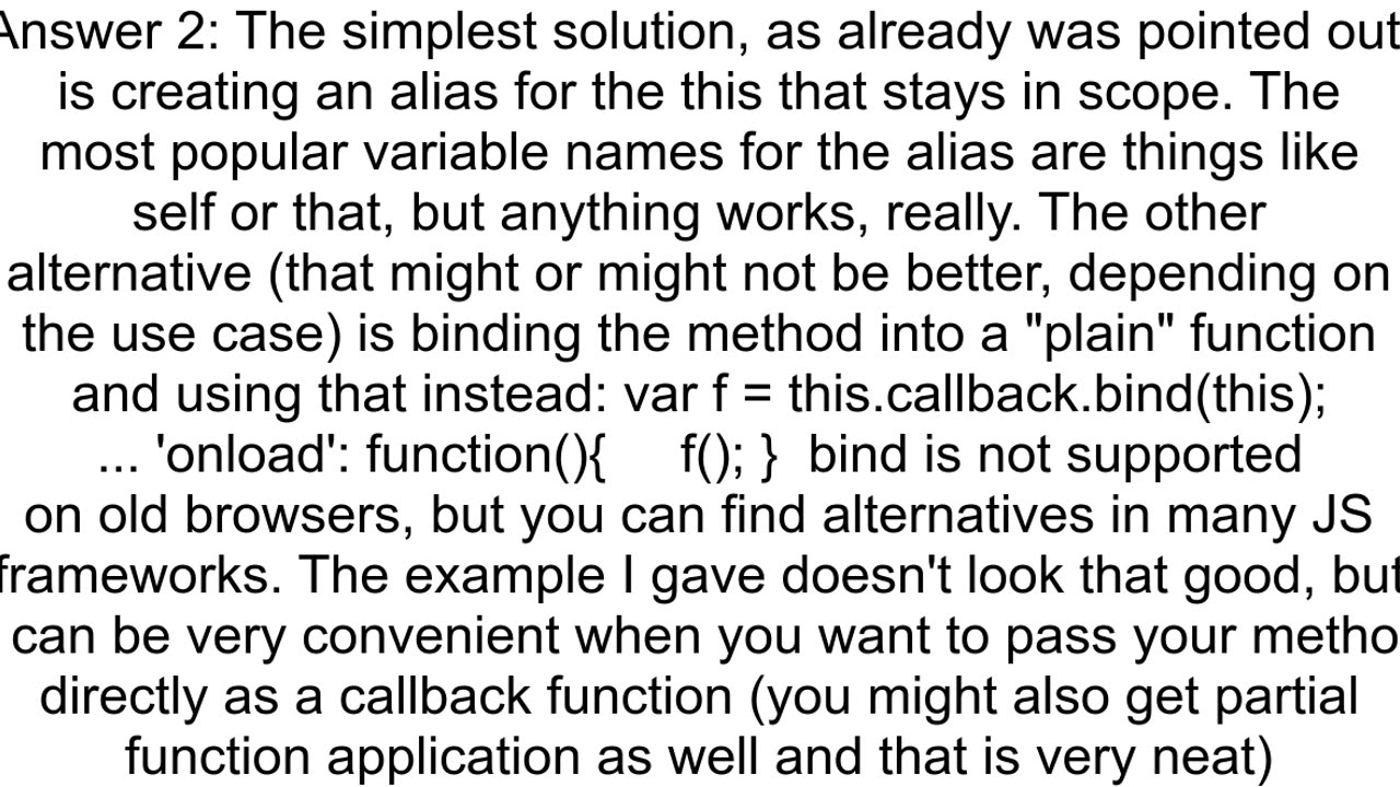 Invoke a javascript object method from within a callback