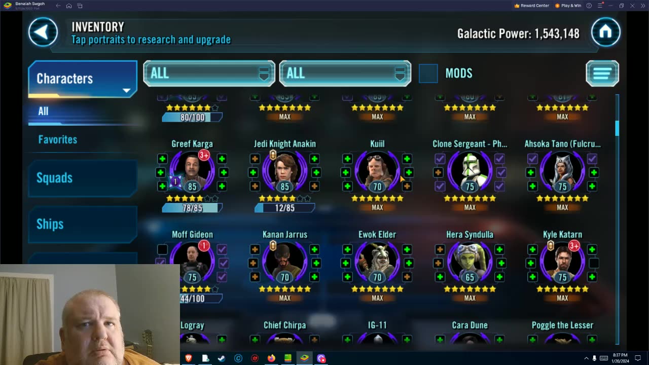 Star Wars Galaxy of Heroes F2P Day 257